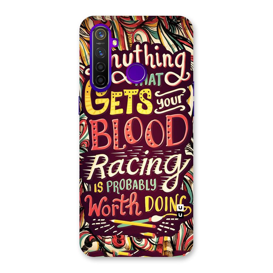 Blood Racing Back Case for Realme 5 Pro