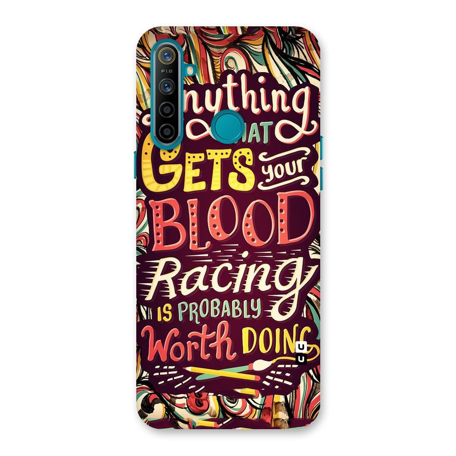 Blood Racing Back Case for Realme 5i
