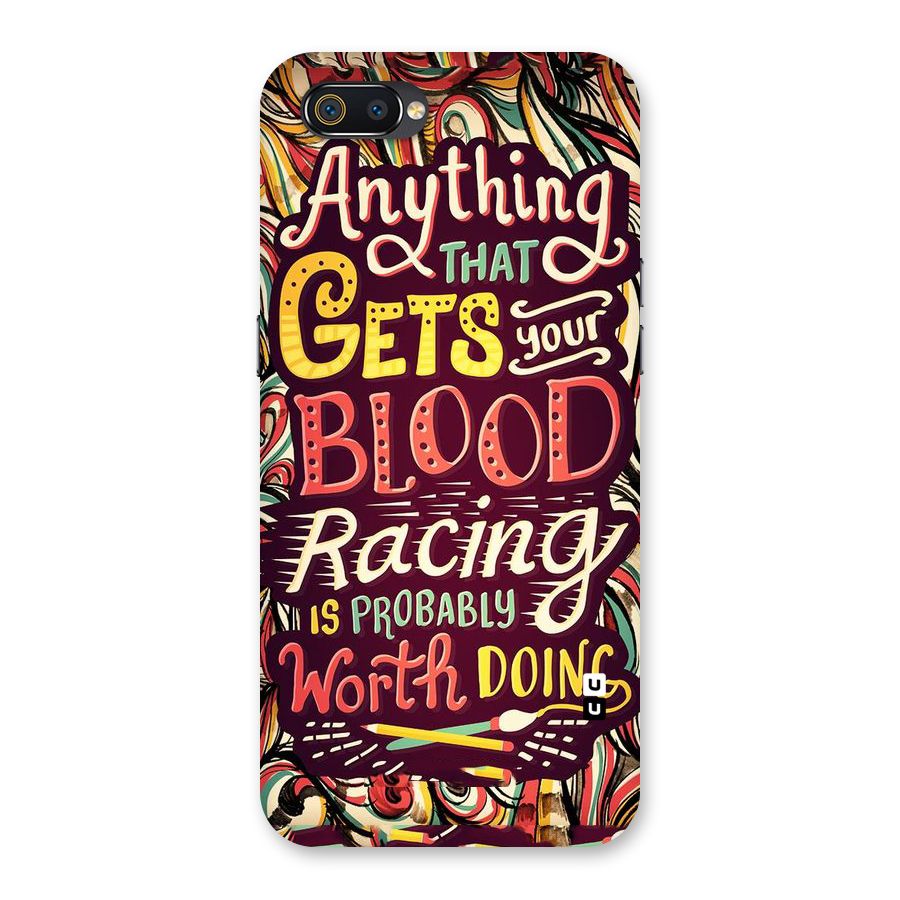Blood Racing Back Case for Realme C2