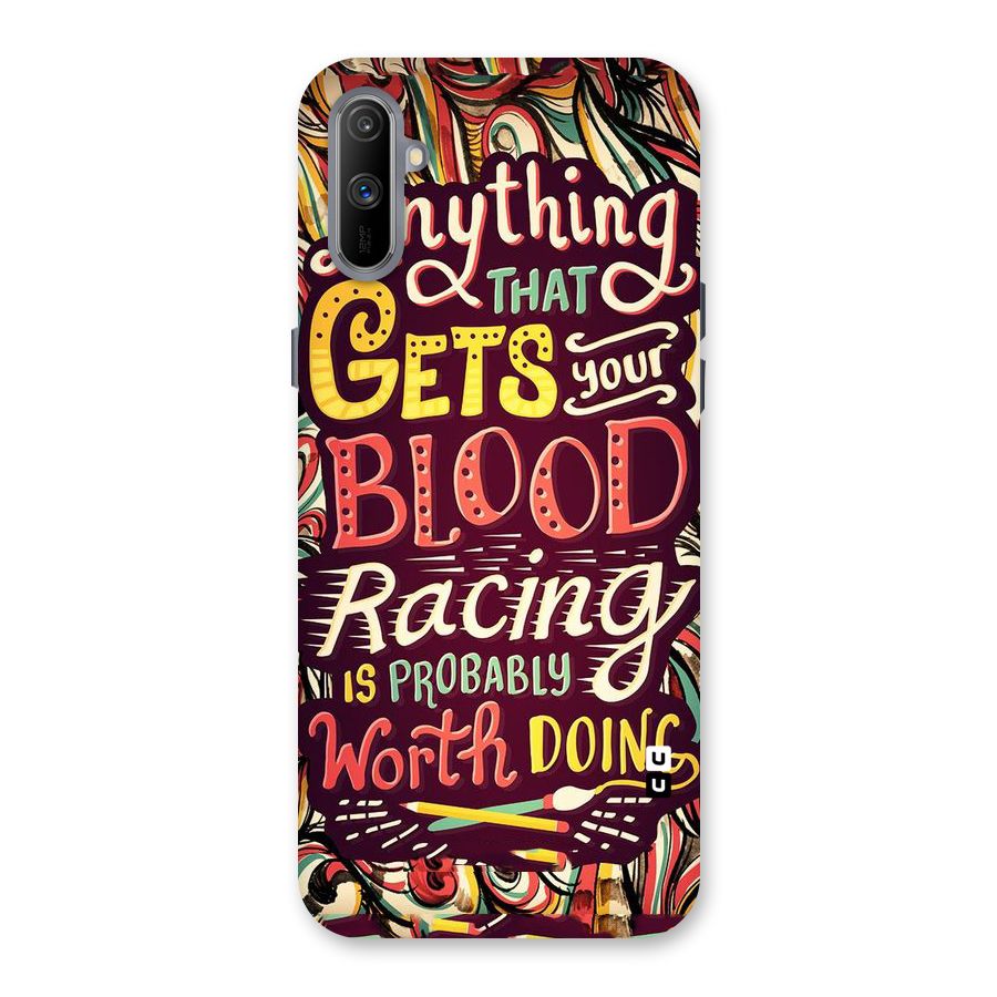 Blood Racing Back Case for Realme C3