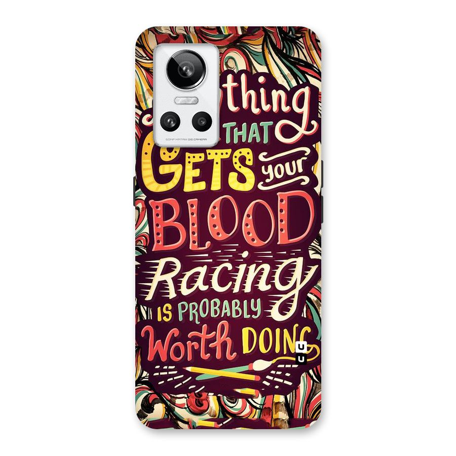 Blood Racing Back Case for Realme GT Neo 3