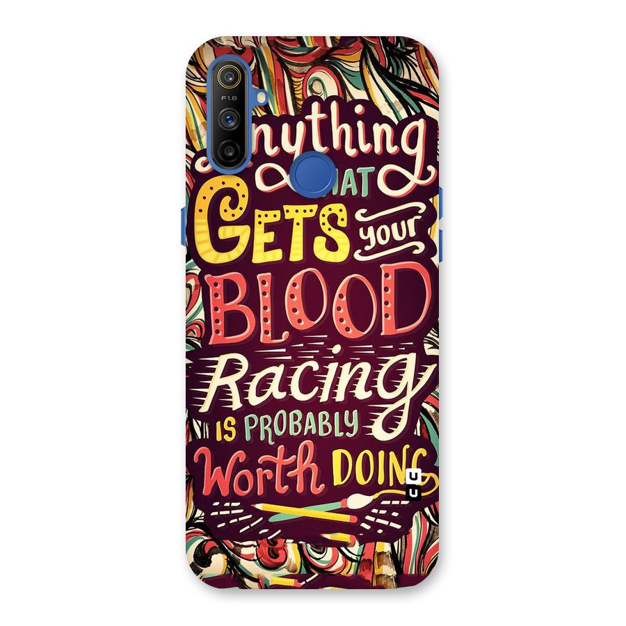 Blood Racing Back Case for Realme Narzo 10A