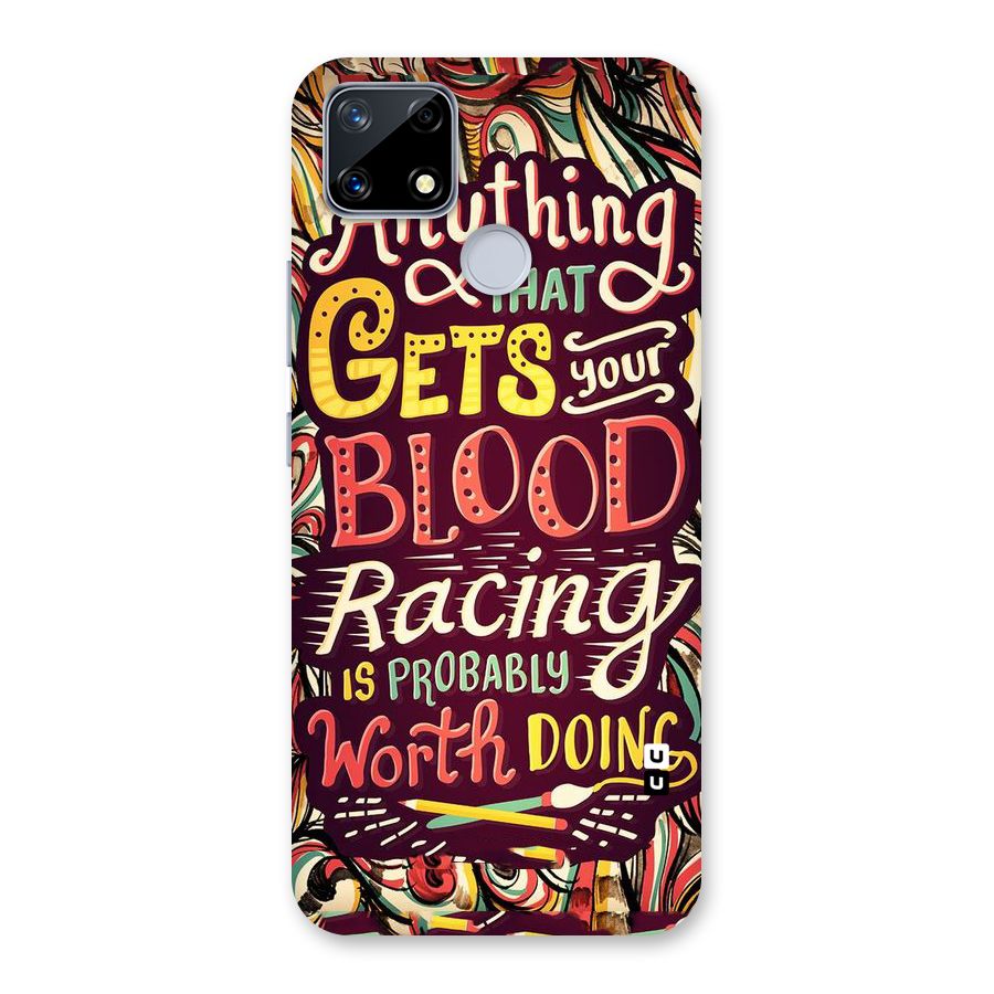 Blood Racing Back Case for Realme Narzo 20