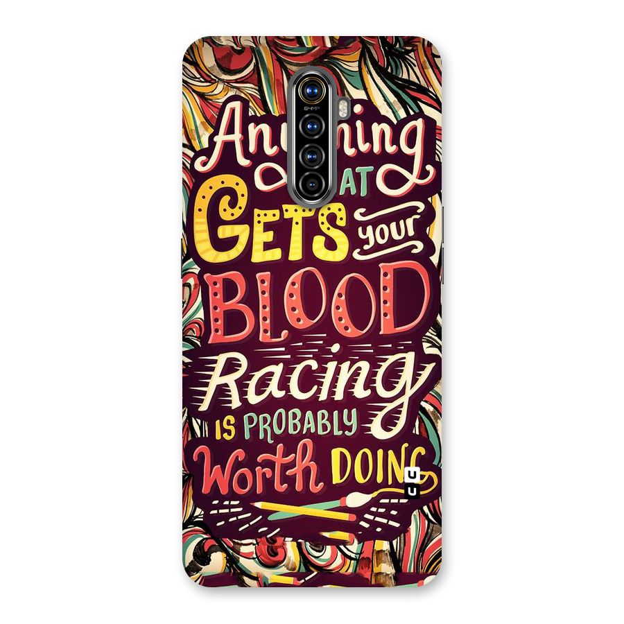 Blood Racing Back Case for Realme X2 Pro