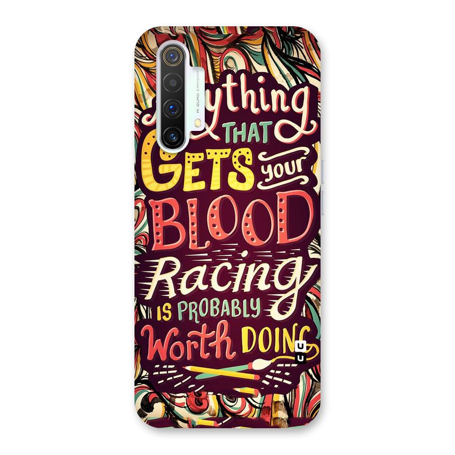 Blood Racing Back Case for Realme X3
