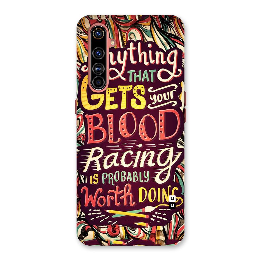 Blood Racing Back Case for Realme X50 Pro