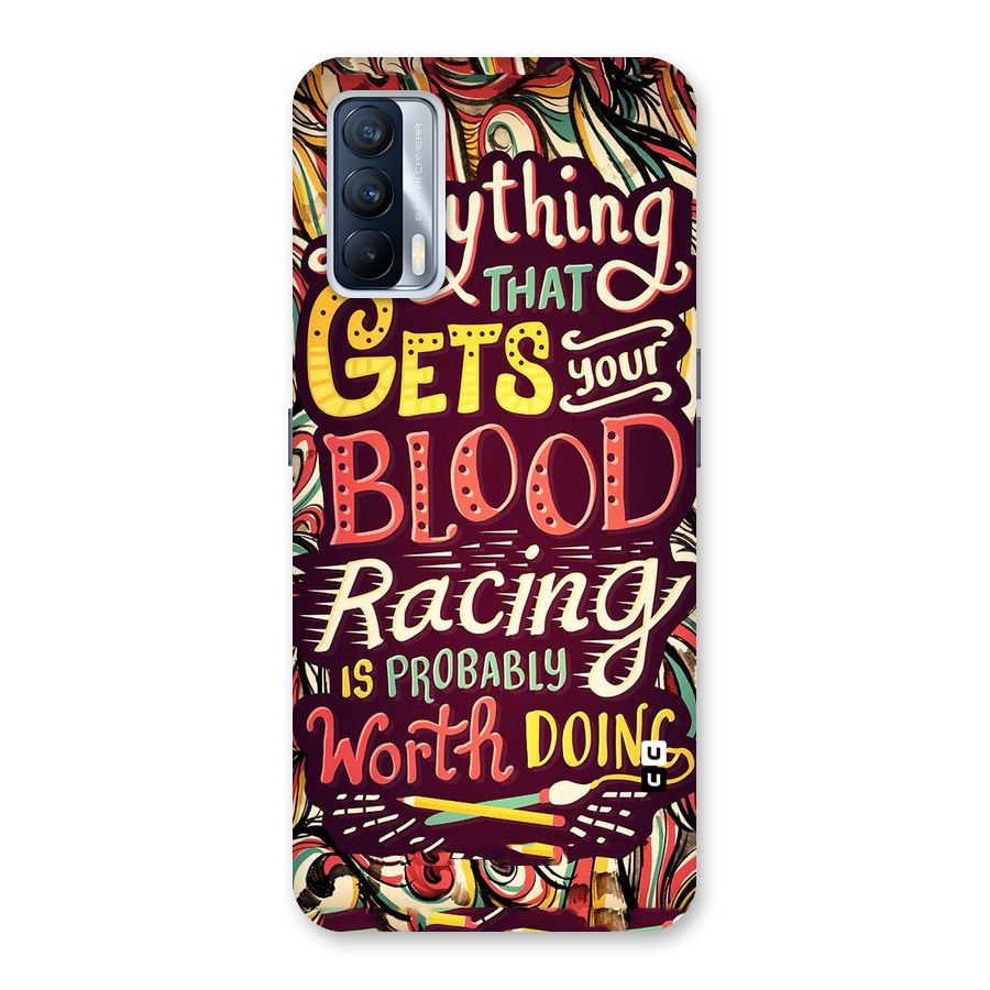 Blood Racing Back Case for Realme X7