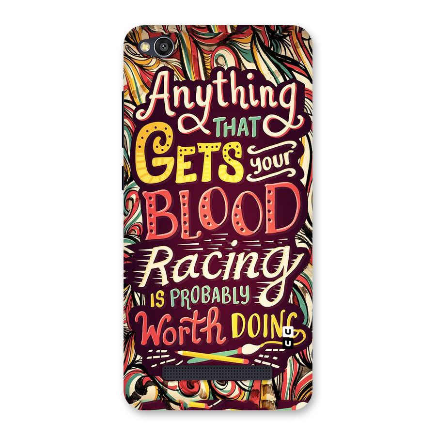 Blood Racing Back Case for Redmi 4A