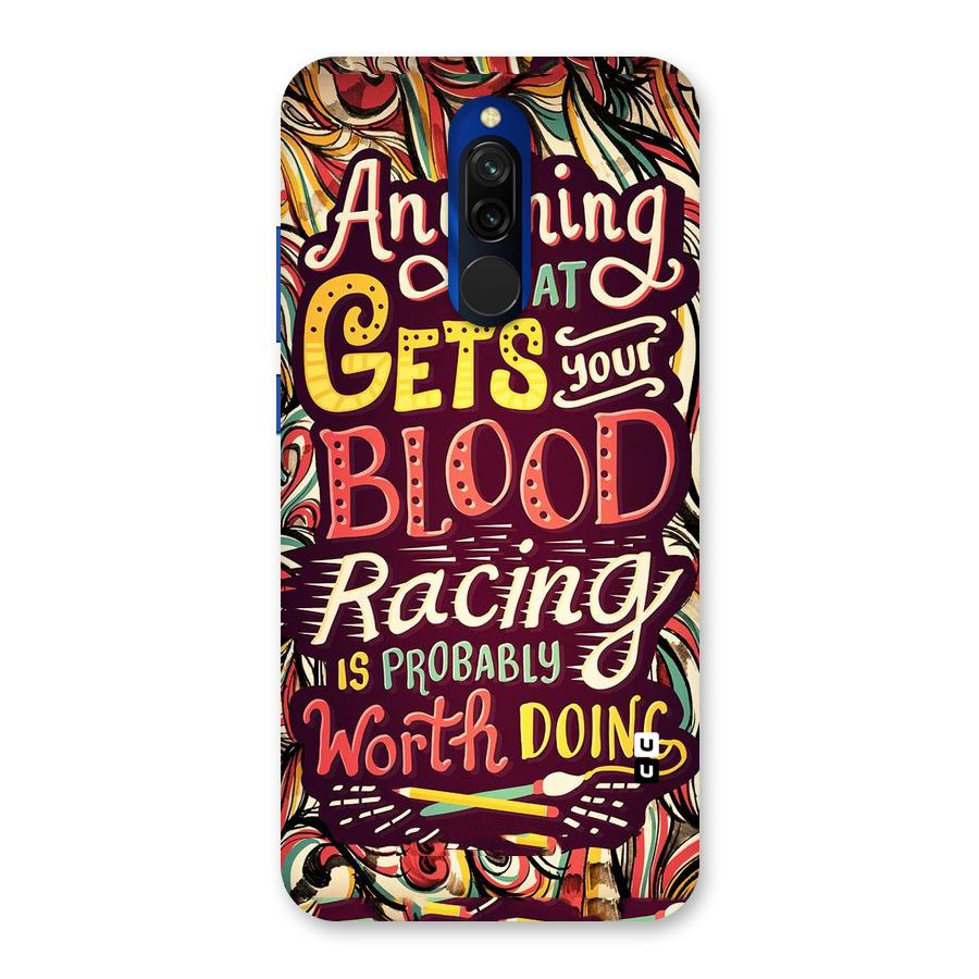 Blood Racing Back Case for Redmi 8