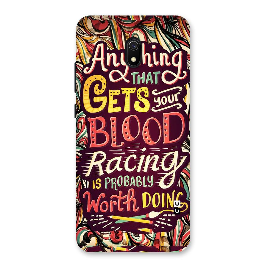 Blood Racing Back Case for Redmi 8A