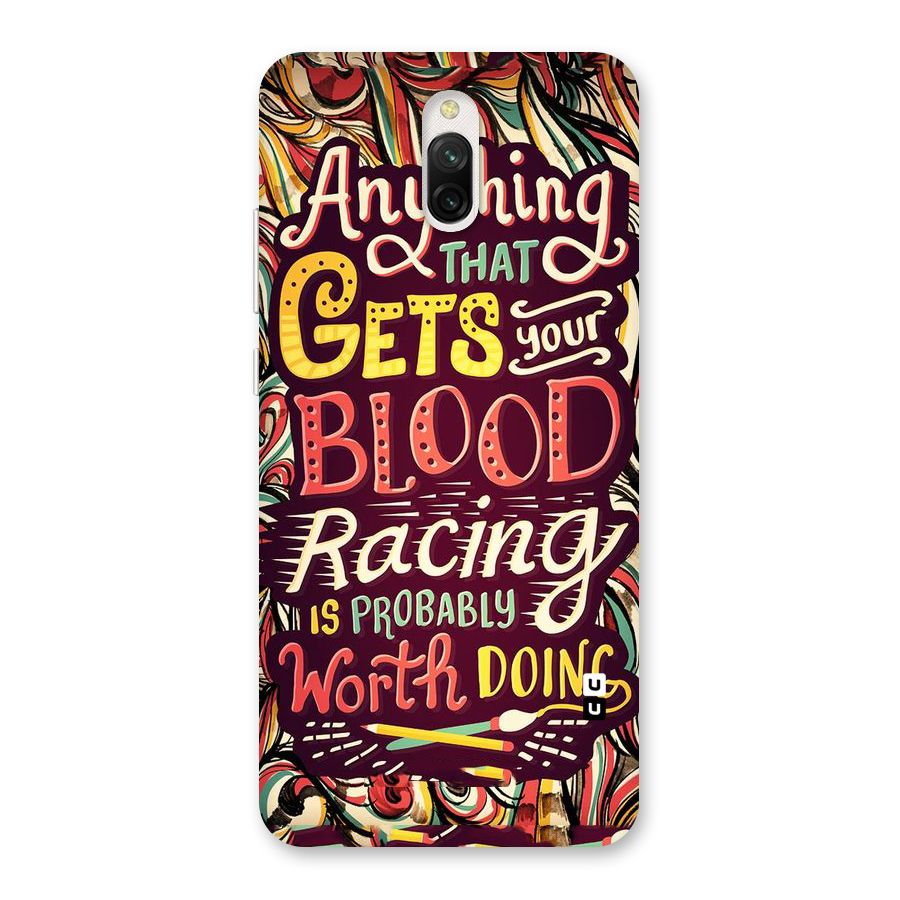 Blood Racing Back Case for Redmi 8A Dual