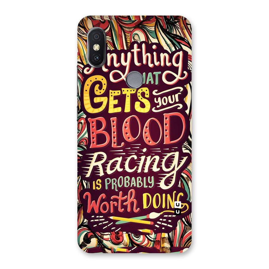 Blood Racing Back Case for Redmi Y2