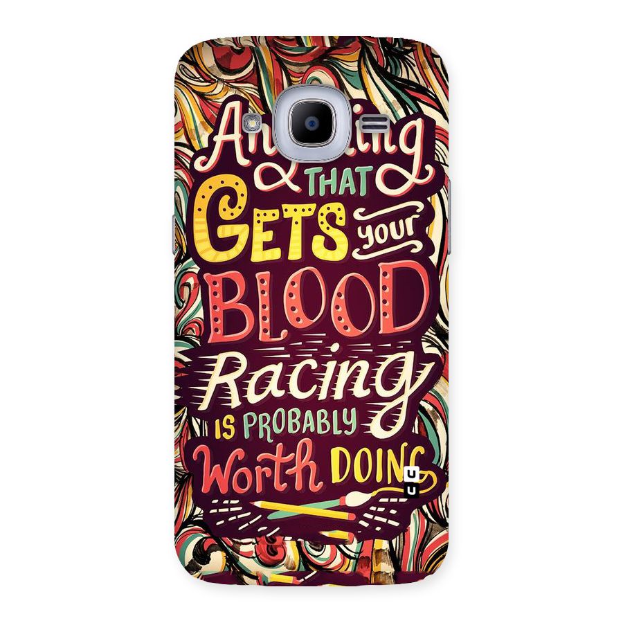 Blood Racing Back Case for Samsung Galaxy J2 2016