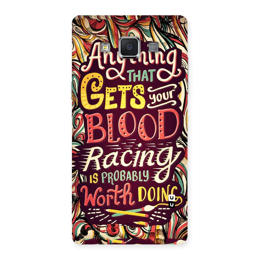 Blood Racing Back Case for Samsung Galaxy A5