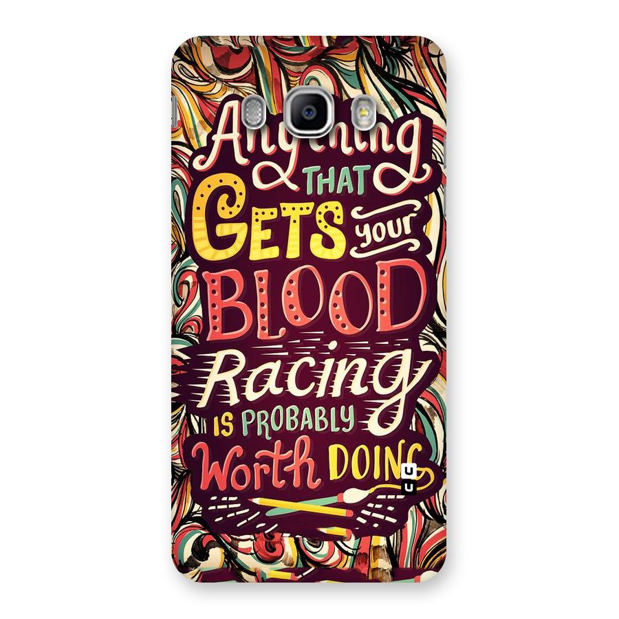 Blood Racing Back Case for Samsung Galaxy J5 2016