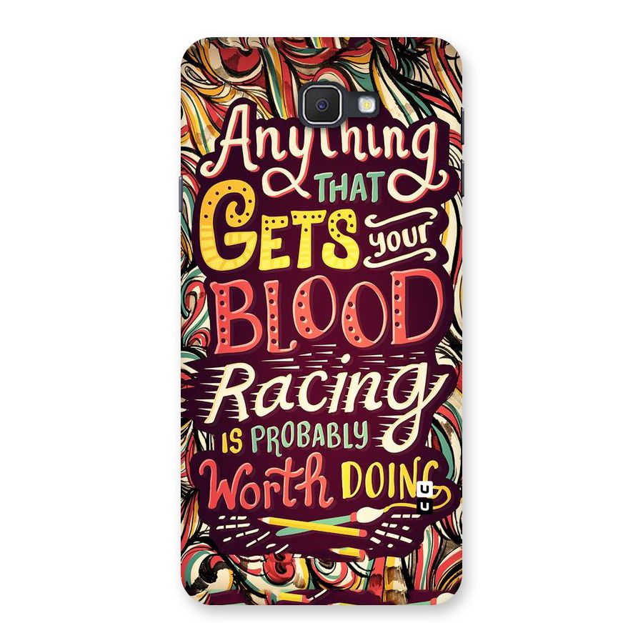 Blood Racing Back Case for Samsung Galaxy J7 Prime