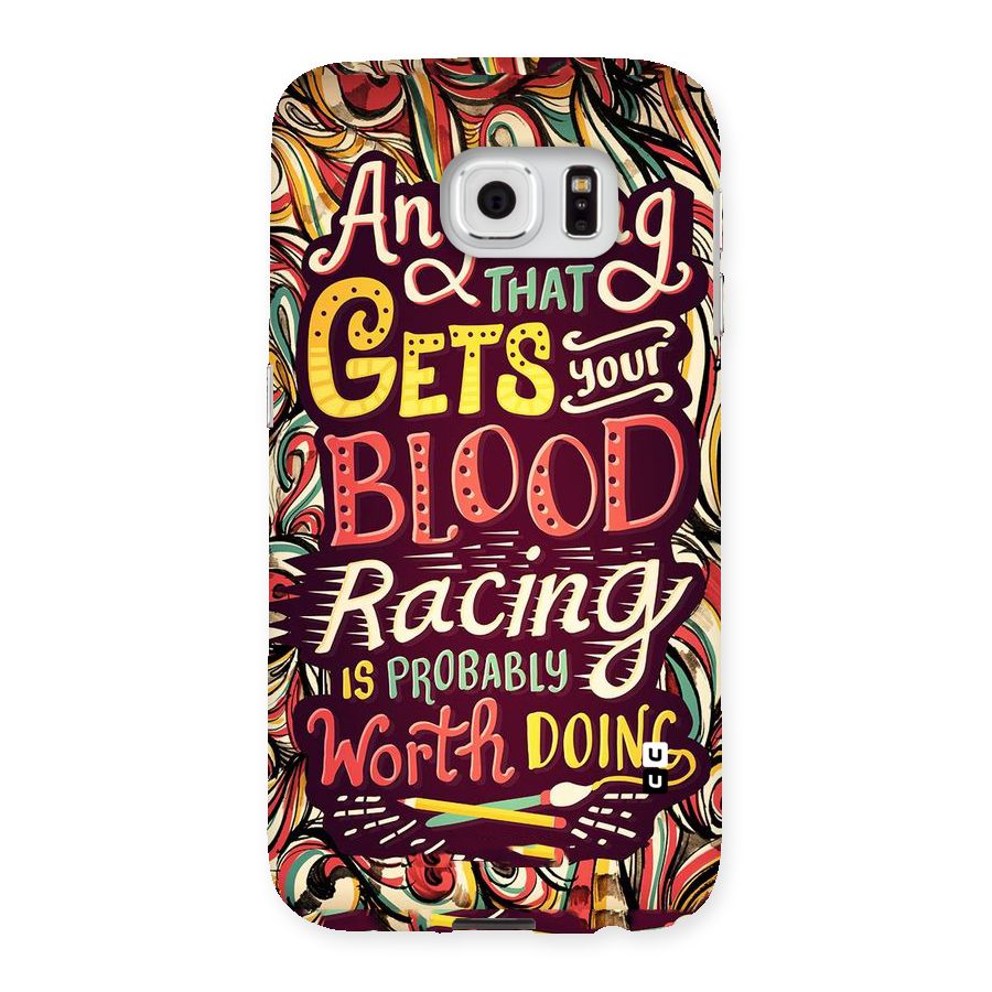 Blood Racing Back Case for Samsung Galaxy S6