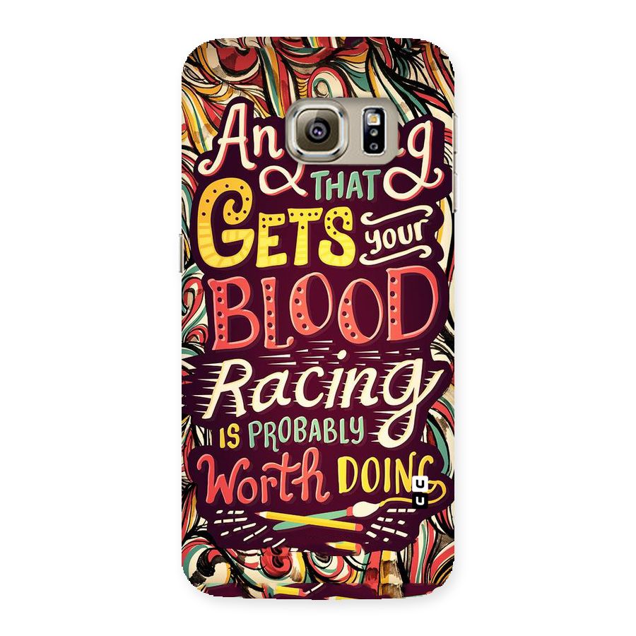 Blood Racing Back Case for Samsung Galaxy S6 Edge