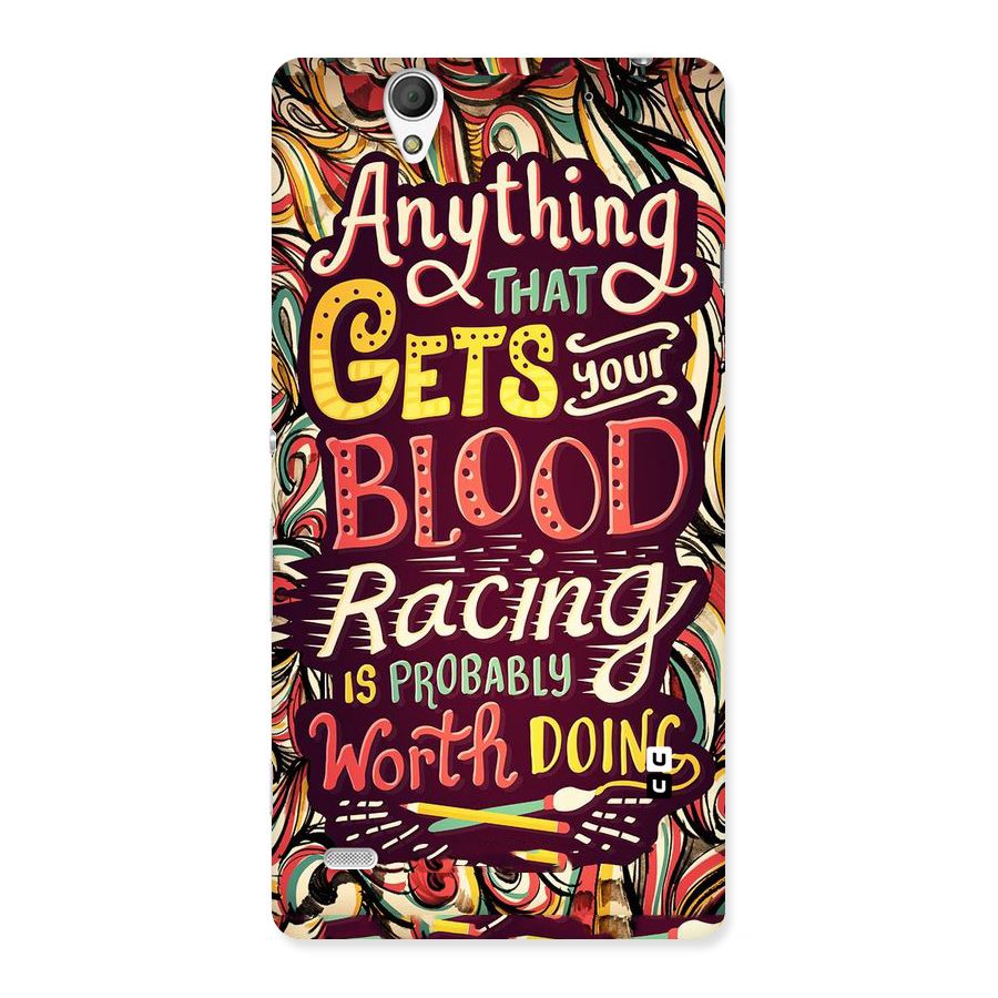 Blood Racing Back Case for Sony Xperia C4