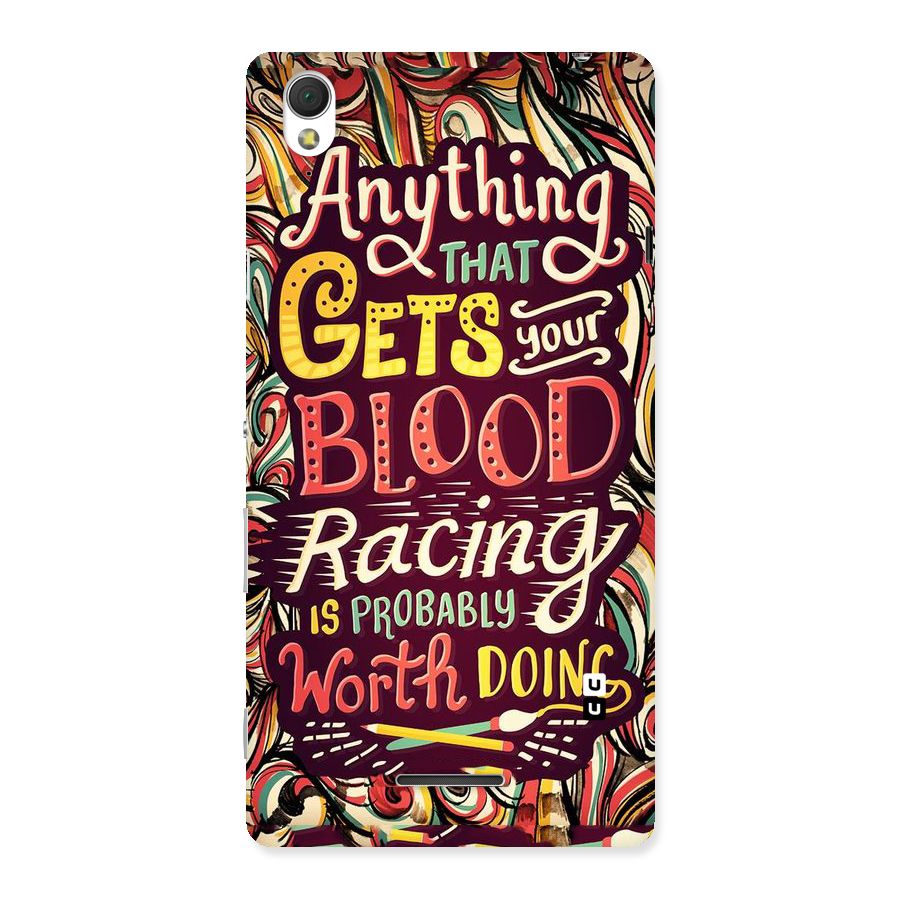 Blood Racing Back Case for Sony Xperia T3