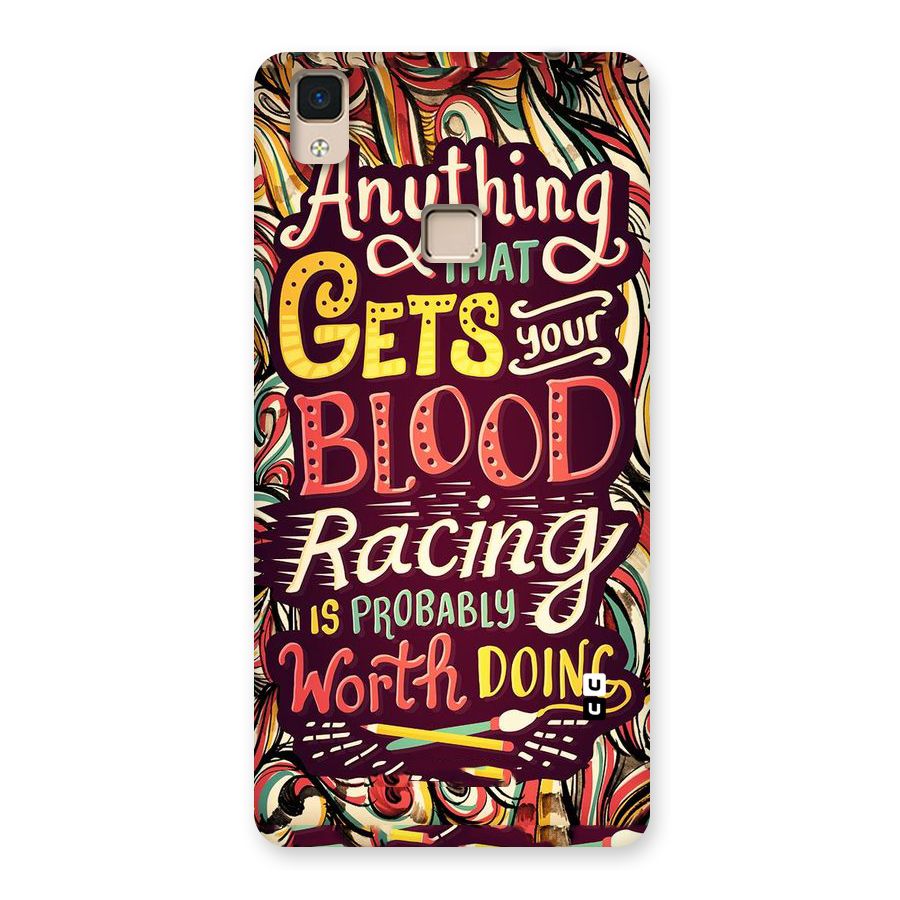 Blood Racing Back Case for V3 Max