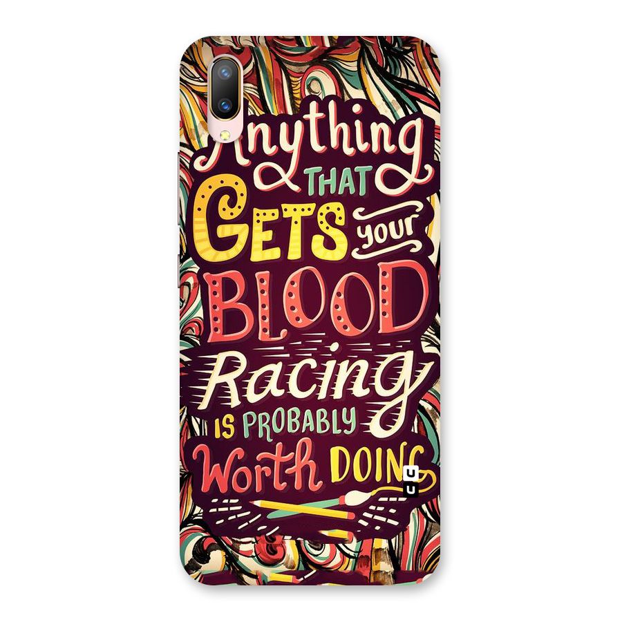 Blood Racing Back Case for Vivo V11 Pro