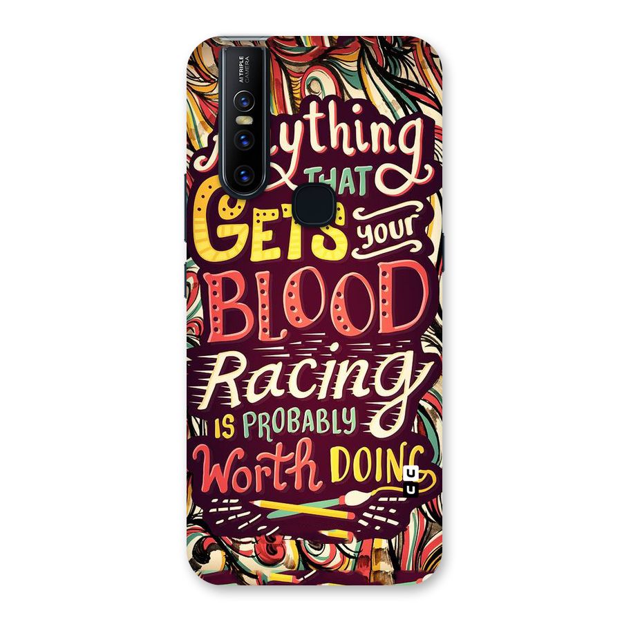 Blood Racing Back Case for Vivo V15