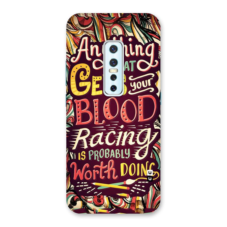 Blood Racing Back Case for Vivo V17 Pro