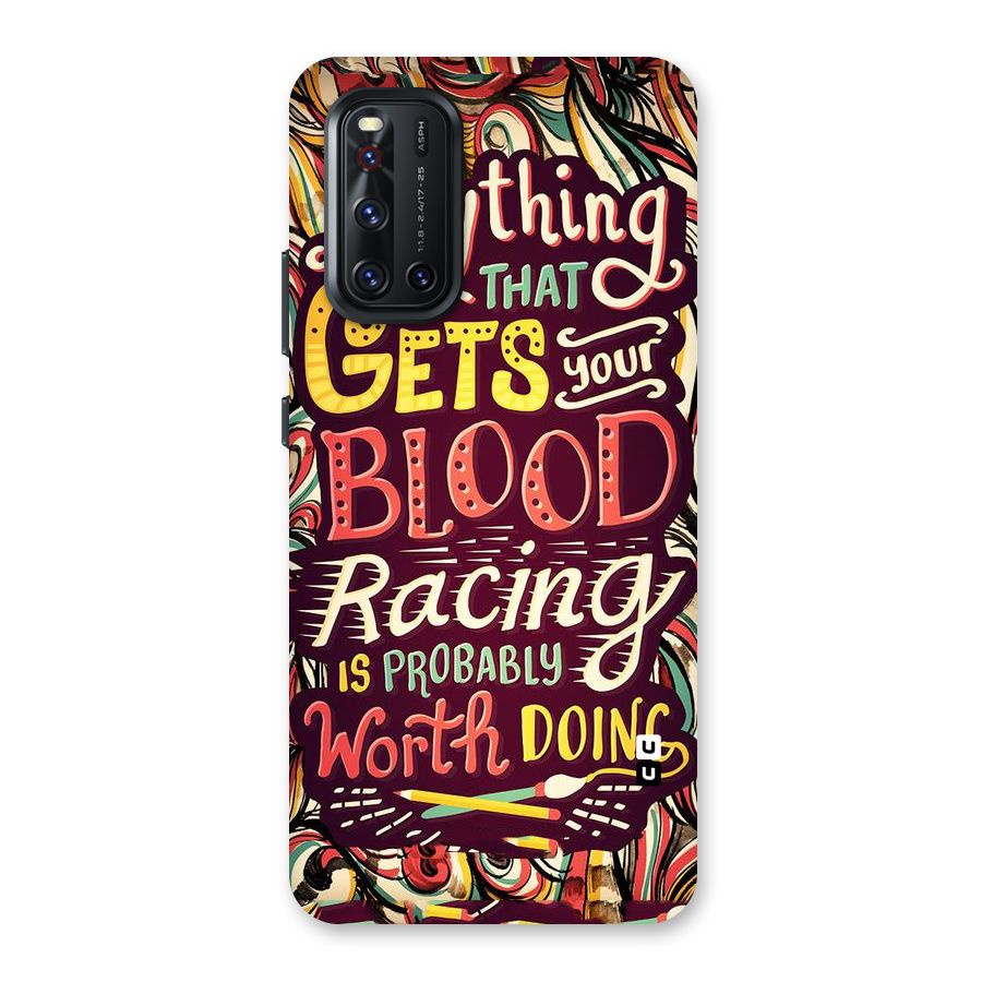 Blood Racing Back Case for Vivo V19