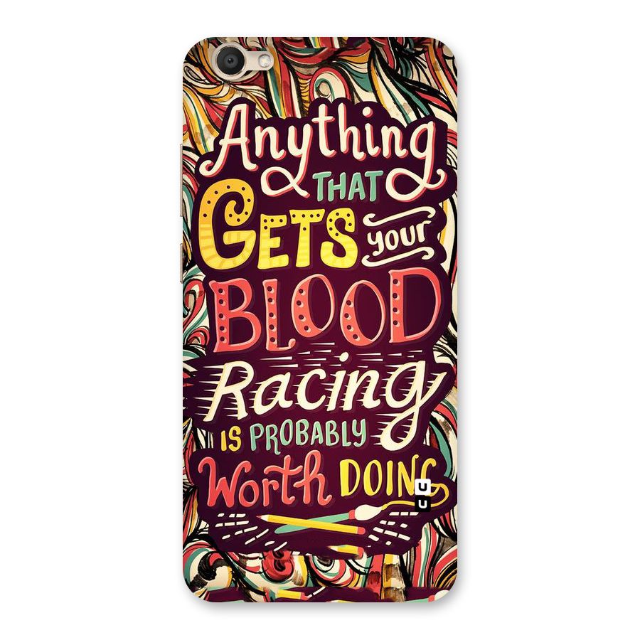 Blood Racing Back Case for Vivo V5