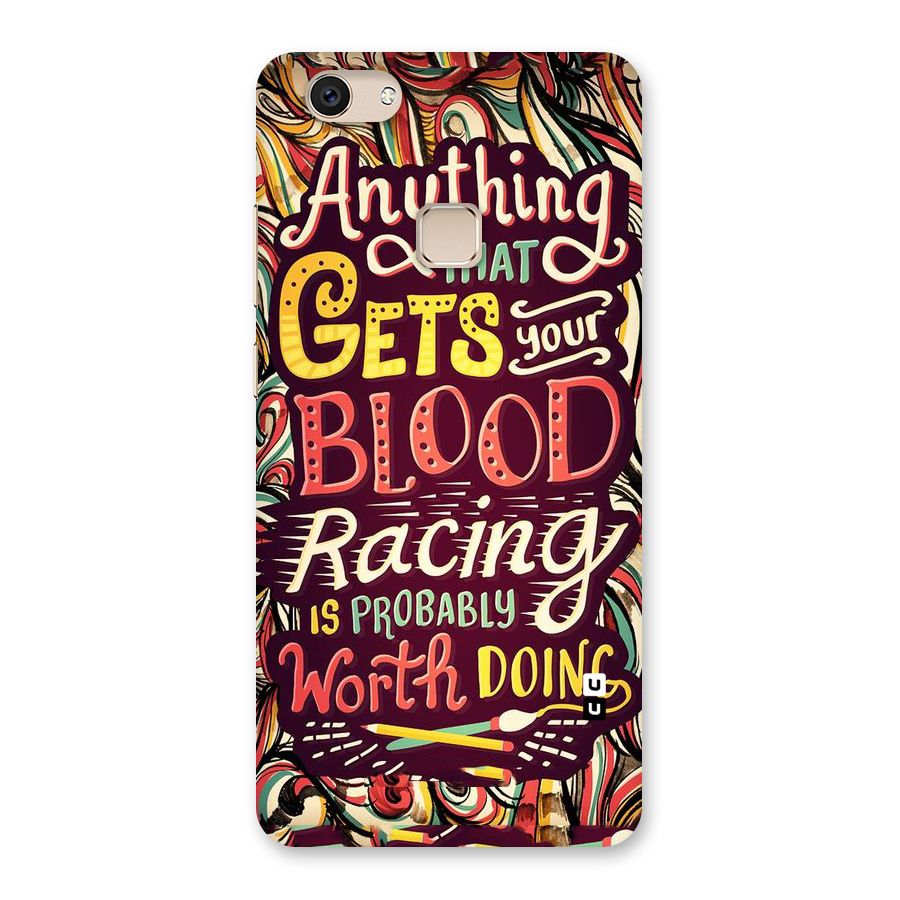 Blood Racing Back Case for Vivo V7