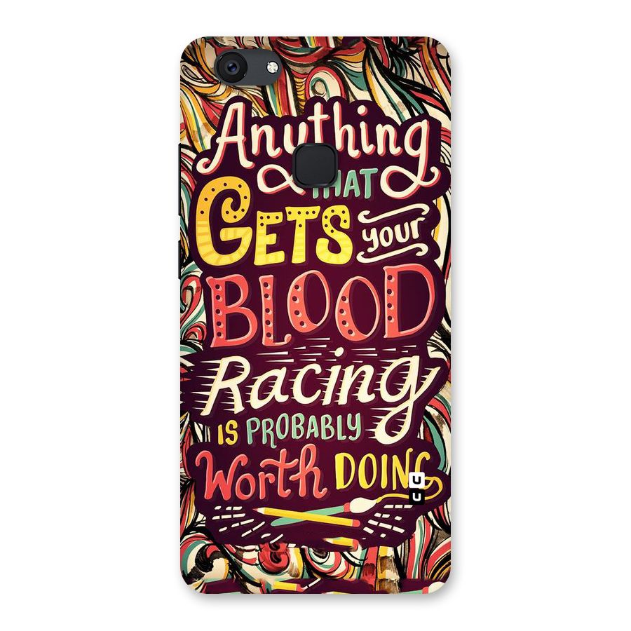 Blood Racing Back Case for Vivo V7 Plus