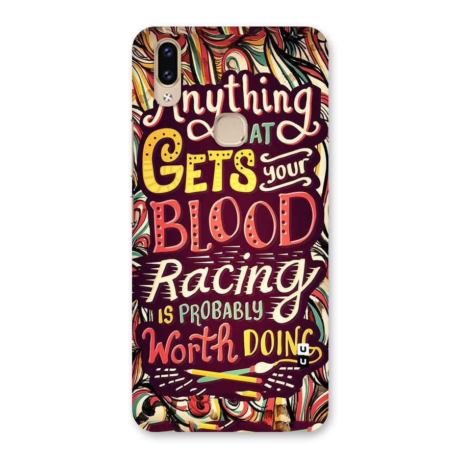 Blood Racing Back Case for Vivo V9 Youth