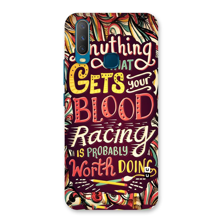 Blood Racing Back Case for Vivo Y17
