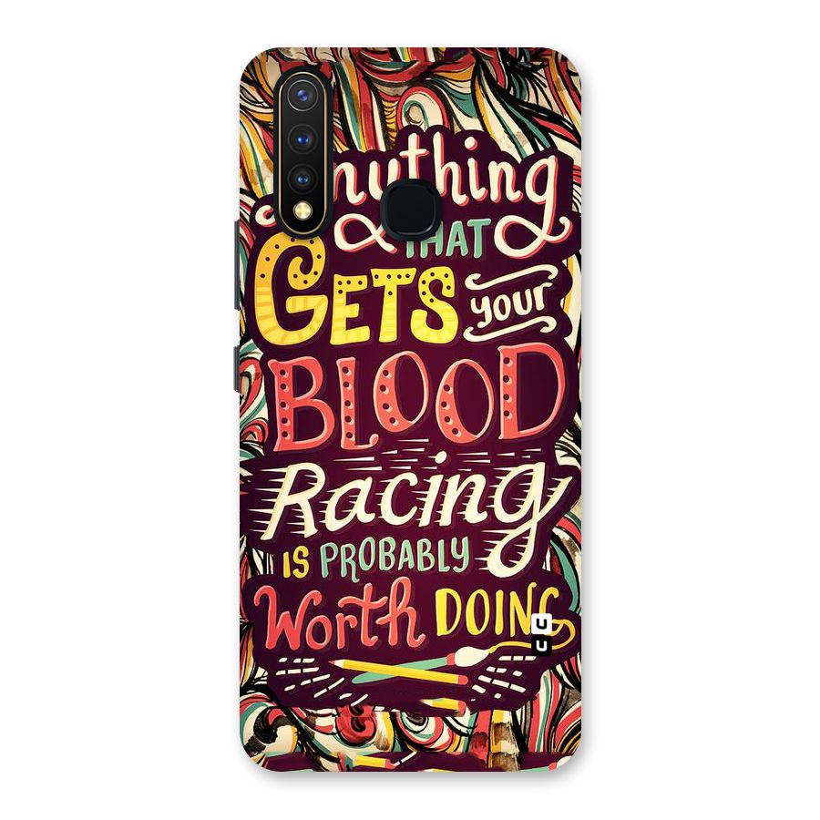 Blood Racing Back Case for Vivo Y19