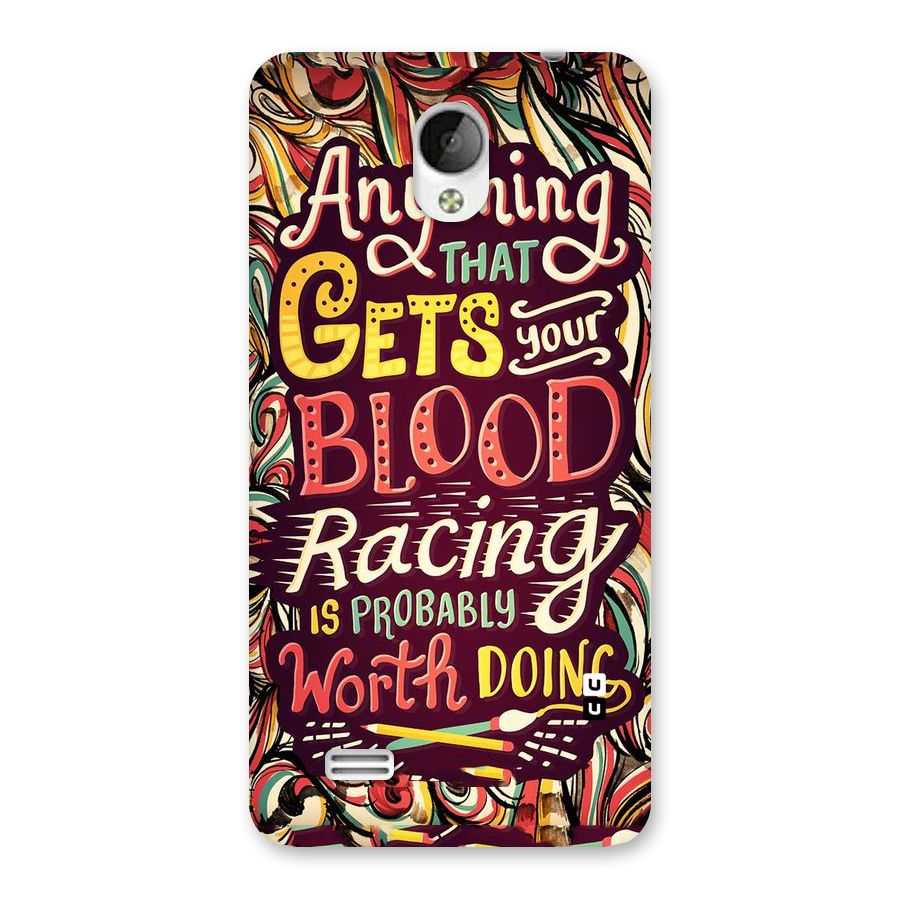 Blood Racing Back Case for Vivo Y21