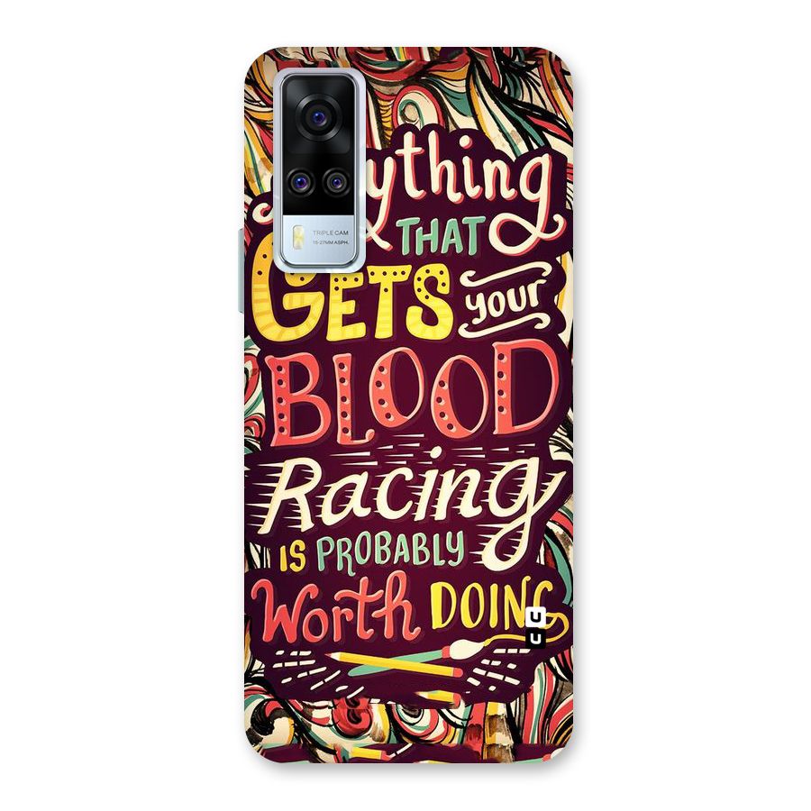 Blood Racing Back Case for Vivo Y31