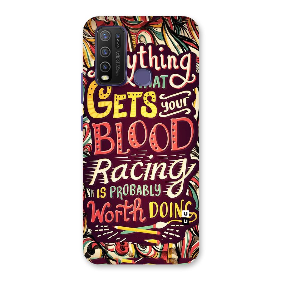 Blood Racing Back Case for Vivo Y50