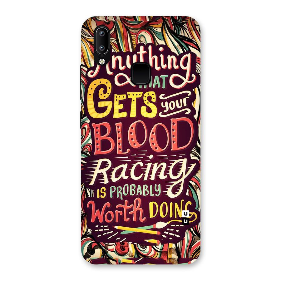 Blood Racing Back Case for Vivo Y93