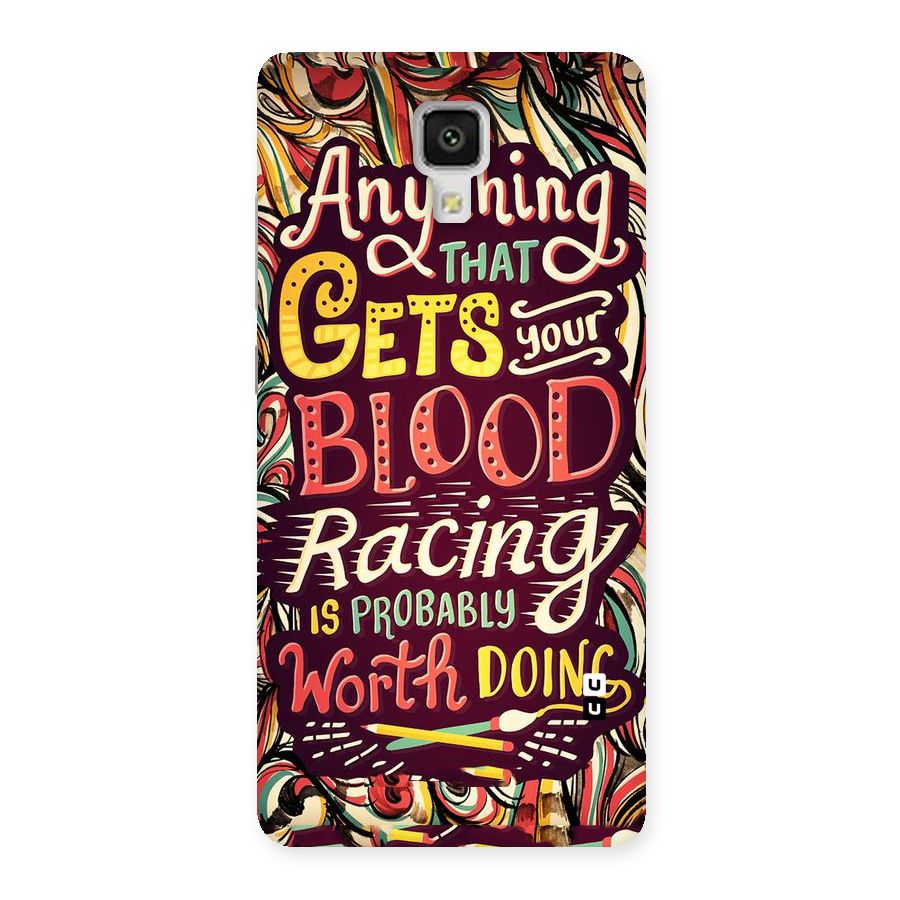 Blood Racing Back Case for Xiaomi Mi 4