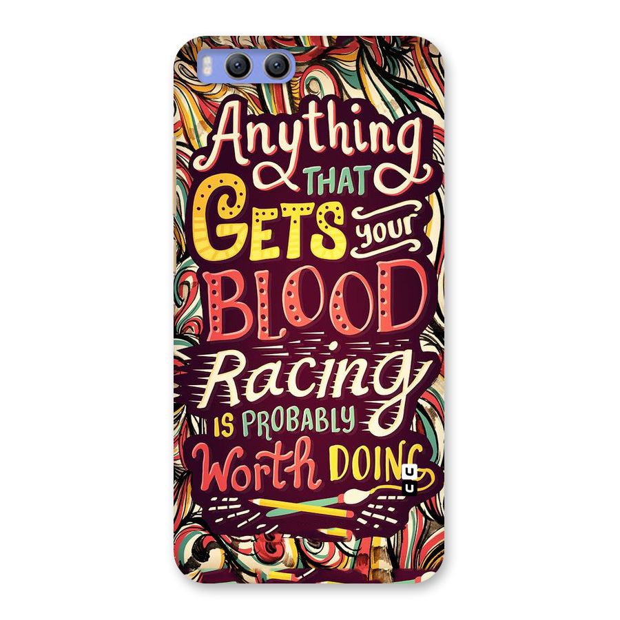 Blood Racing Back Case for Xiaomi Mi 6
