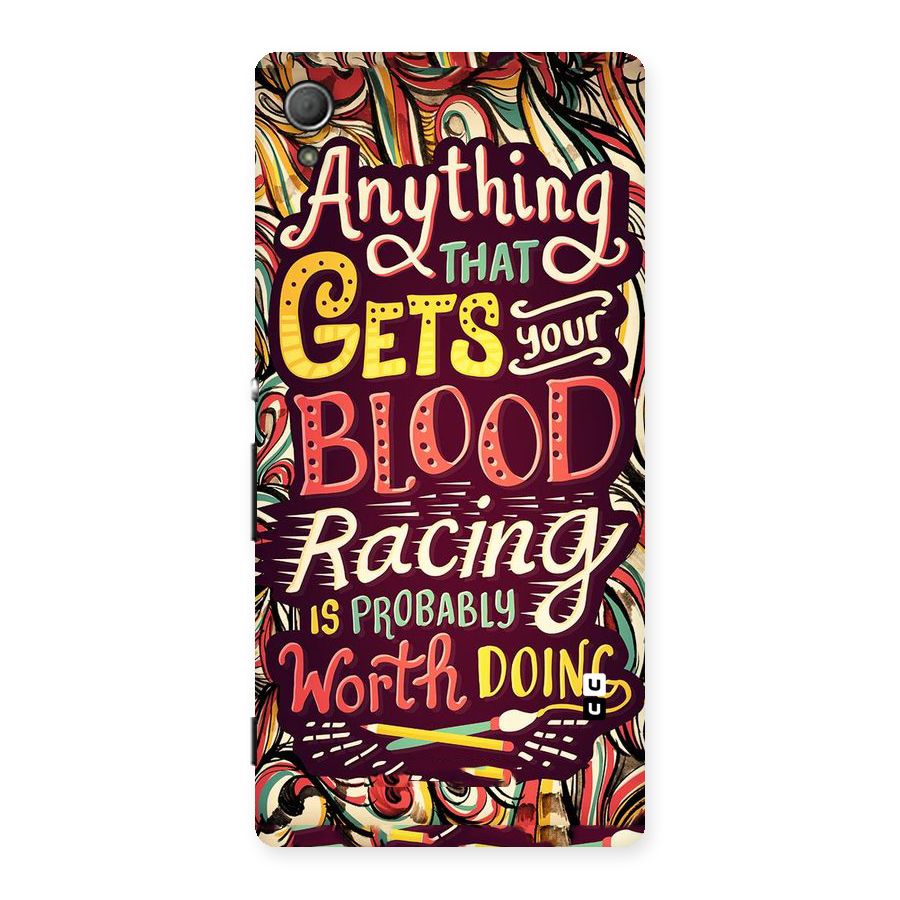 Blood Racing Back Case for Xperia Z4