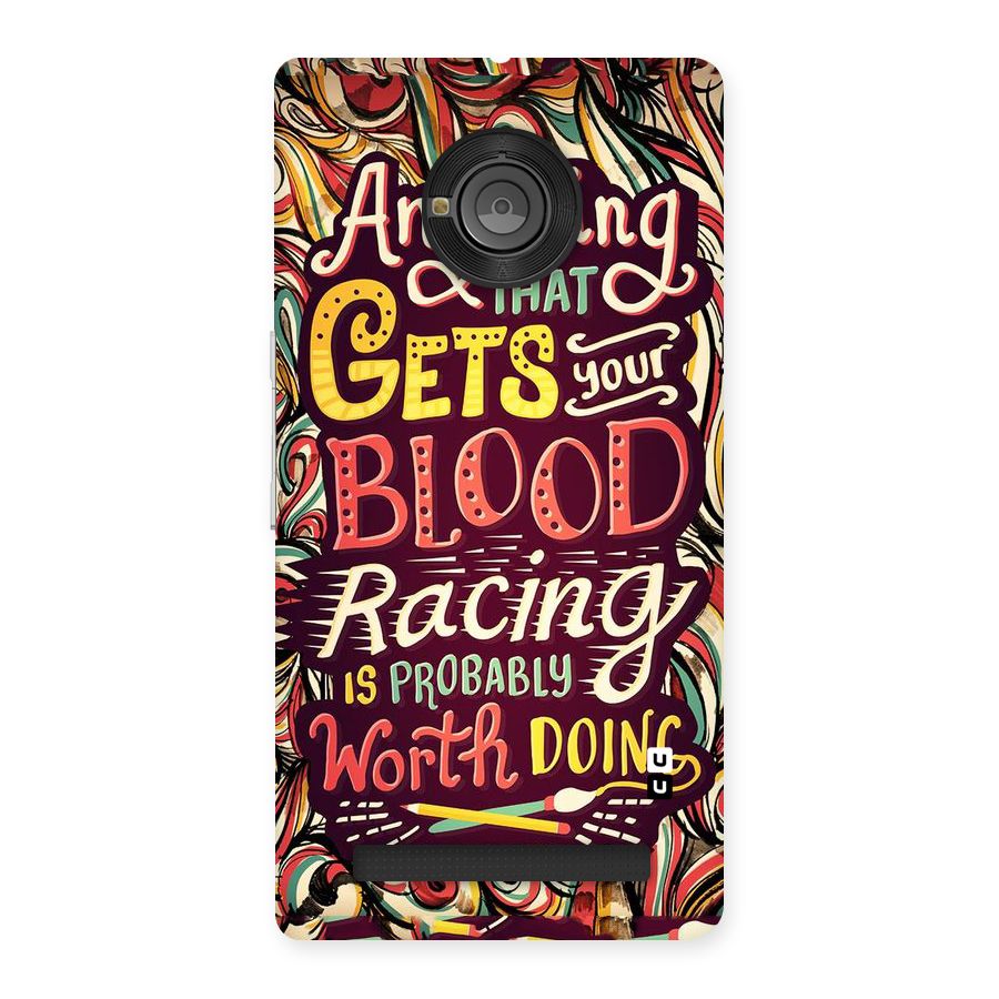Blood Racing Back Case for Yu Yuphoria