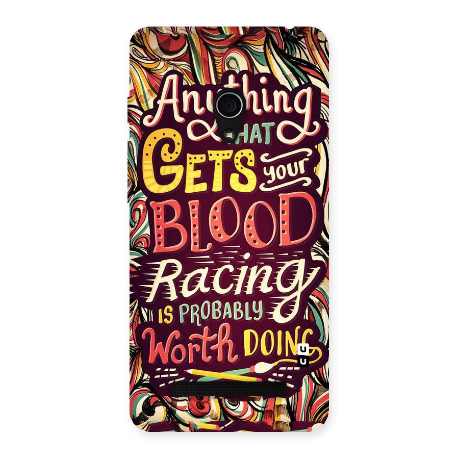 Blood Racing Back Case for Zenfone 5