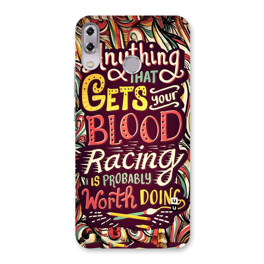Blood Racing Back Case for Zenfone 5Z