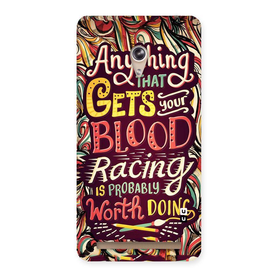 Blood Racing Back Case for Zenfone 6