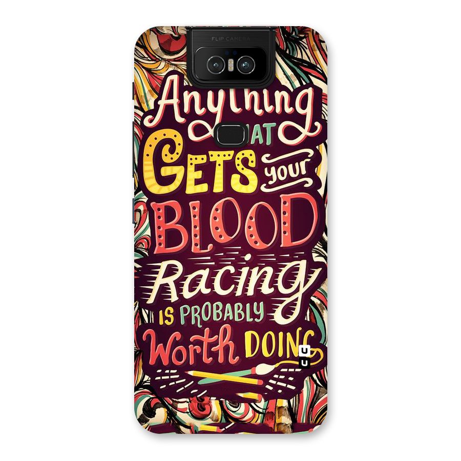Blood Racing Back Case for Zenfone 6z