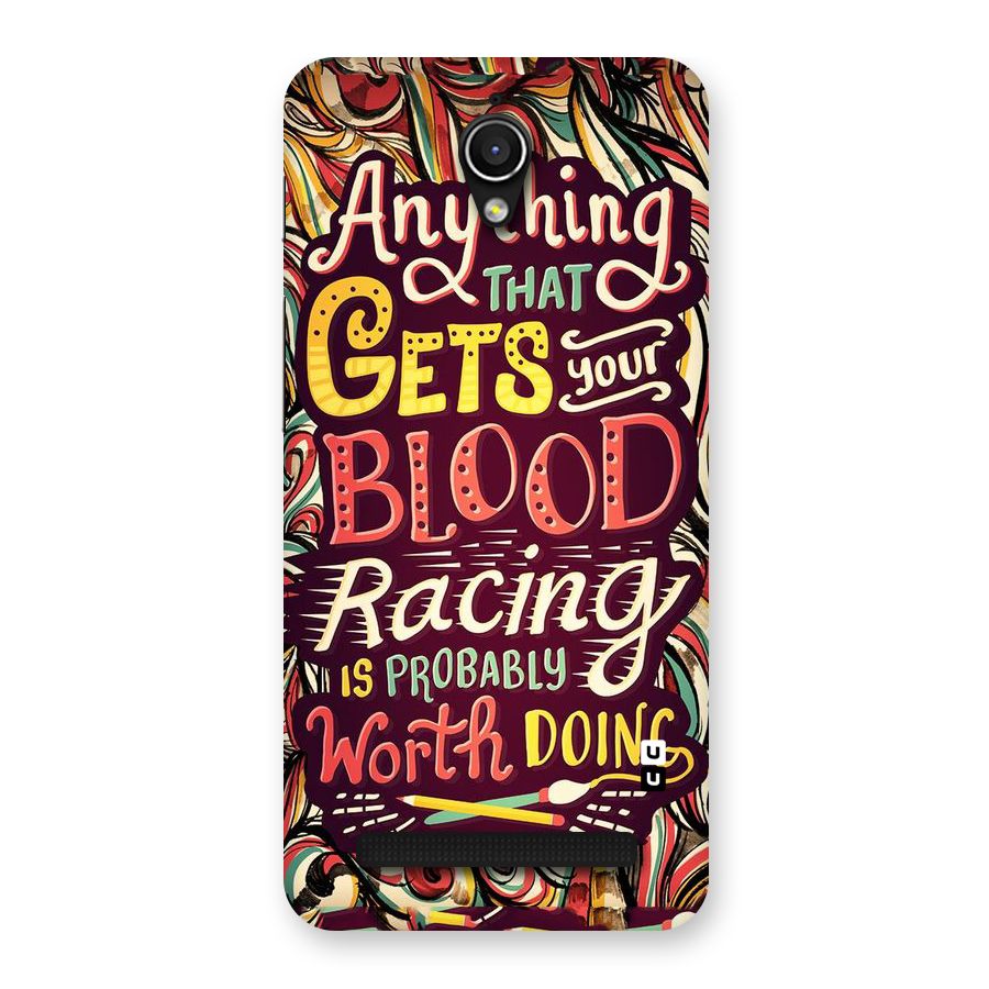 Blood Racing Back Case for Zenfone Go