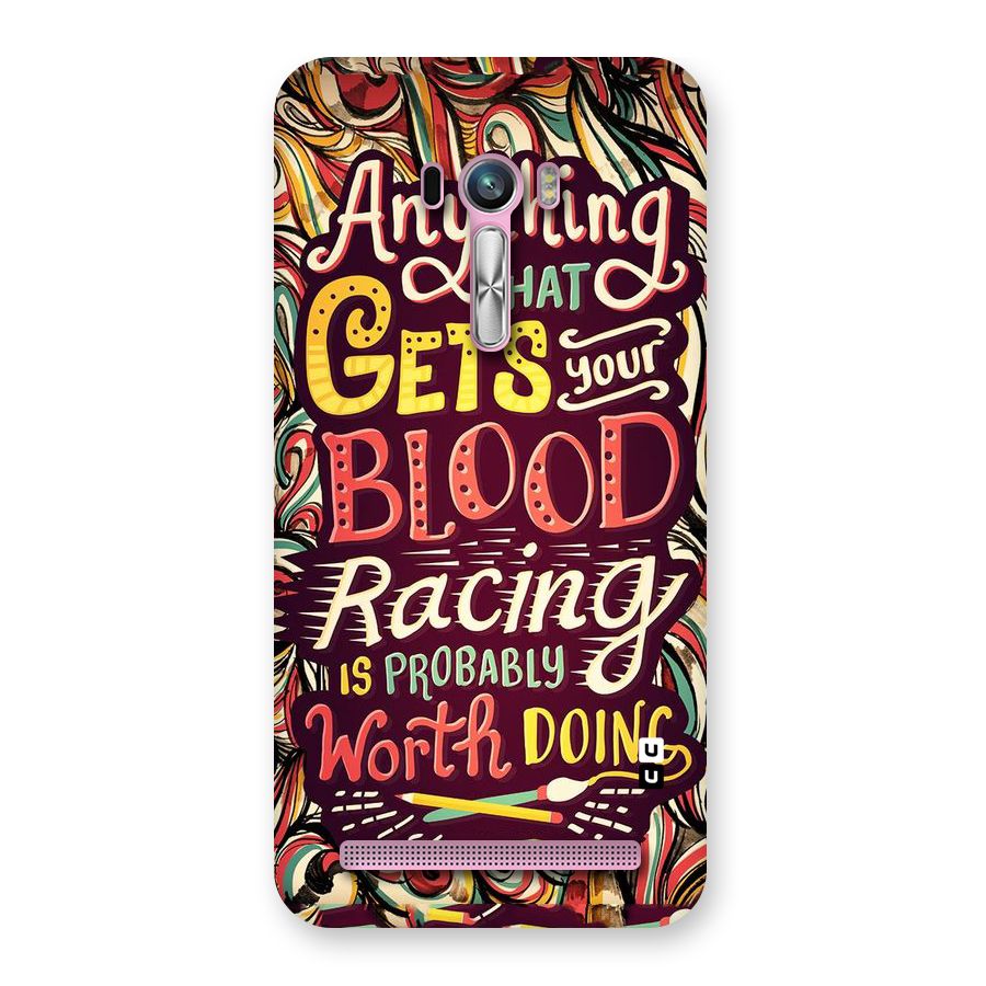 Blood Racing Back Case for Zenfone Selfie