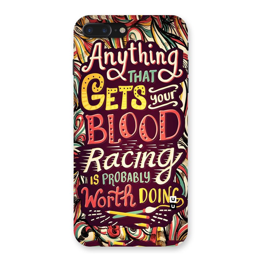 Blood Racing Back Case for iPhone 7 Plus